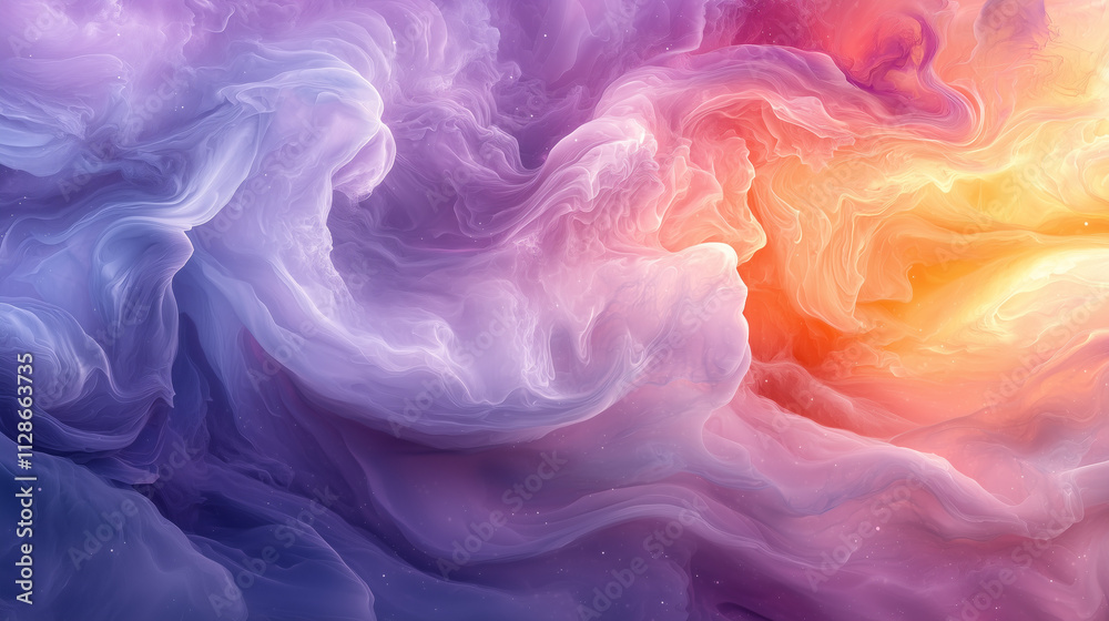gentle waves and curves in pastel tones create a soothing abstract visual experience gentle waves and curves in pastel tones create a soothing abstract visual experience