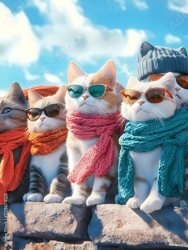 Funny Cats with sunglasses