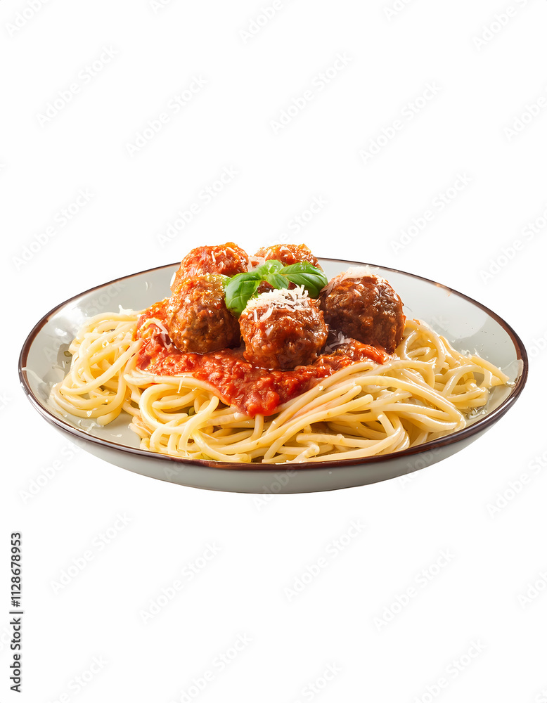 Delicious Spaghetti with Meatballs Tomato Sauce and Parmesan Cheese Delicious Spaghetti with Meatballs Tomato Sauce and Parmesan Cheese