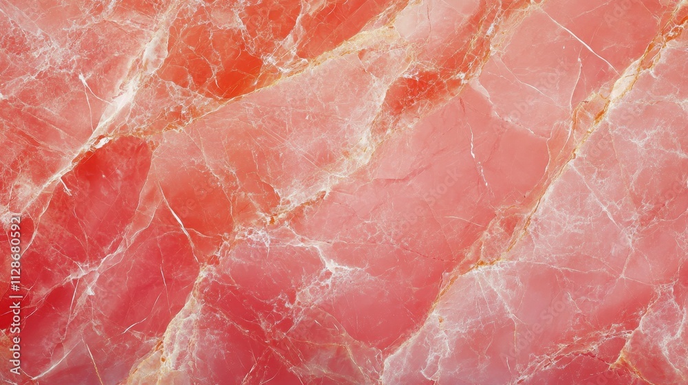 Polished Red Onyx Marble Texture - Elegant Background