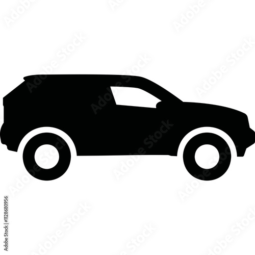 Simple vector icon car