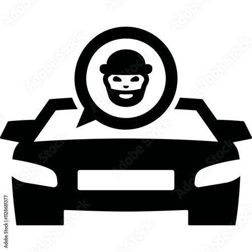 Simple vector icon car
