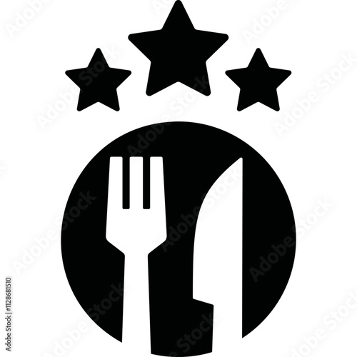 Simple vector icon restaurant
