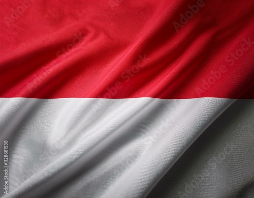 Red white Indonesia flag background photo