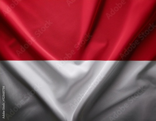 Red white Indonesia flag background photo