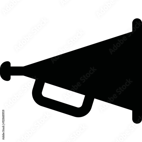 Simple vector icon megaphone
