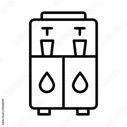 Beverage Dispenser line icon