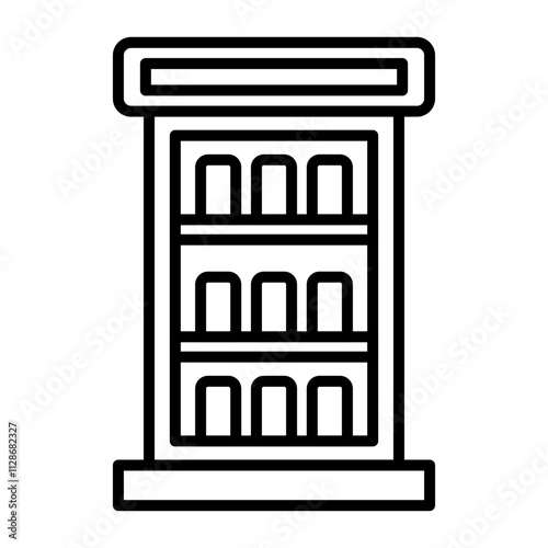 Beverage Cooler line icon