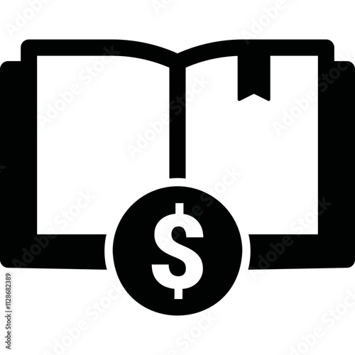 Simple vector icon literature
