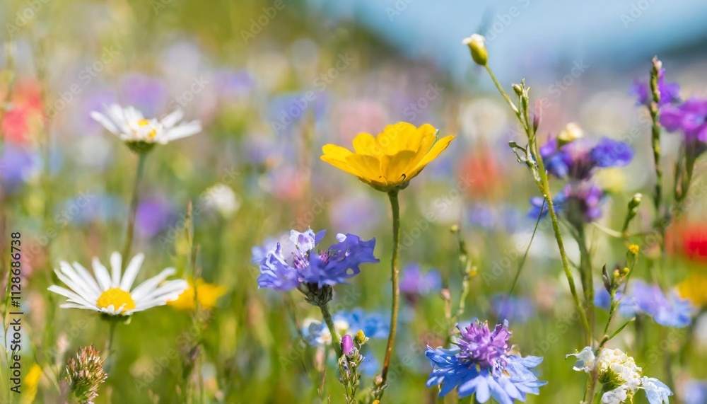 Blooming Wildflower Meadows: Nature's Vibrant Palette Blooming Wildflower Meadows: Nature's Vibrant Palette