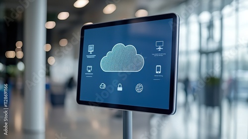 Cloud Computing Digital Display Kiosk