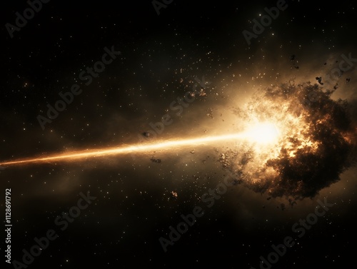 Binary pulsar system with bursts of light