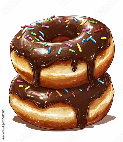 Chocolate treats and sweets clipart