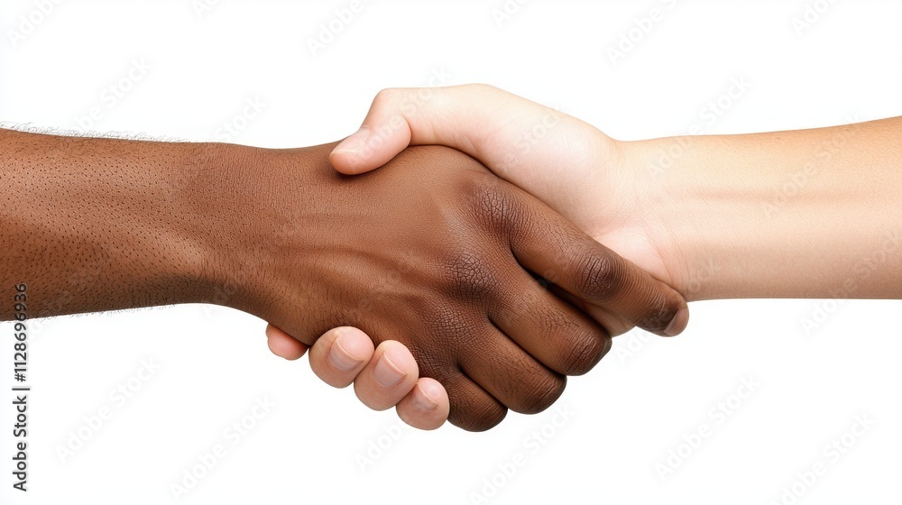Diverse Hands Shaking, Unity, Partnership Diverse Hands Shaking, Unity, Partnership