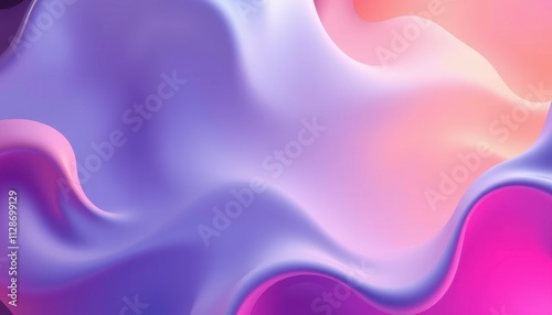 Abstract Purple Pink Fluid Wave Background Design