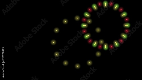 Modern and stylish explosive motion fireworks for video decoration. Pop-up line animation, Circle line stroke bursting, Geometric, Line burst elements