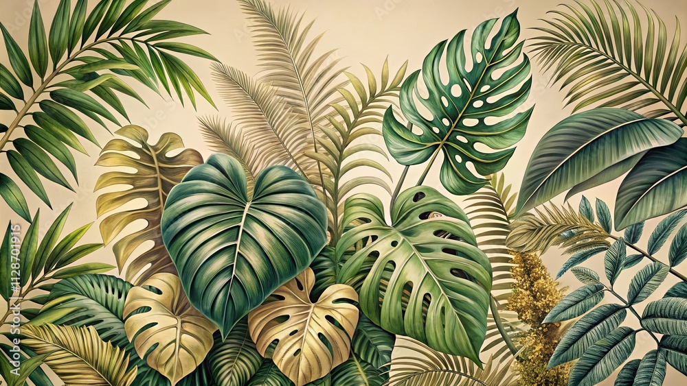 A Symphony of Lush Greens and Golden Hues, Where Nature's Artwork Unfolds in a Tapestry of Foliage A Symphony of Lush Greens and Golden Hues, Where Nature's Artwork Unfolds in a Tapestry of Foliage