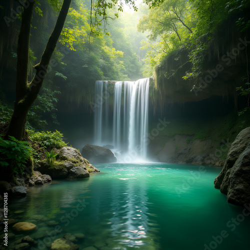 waterfall in the forest