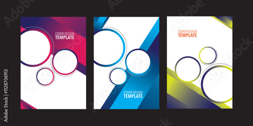 Modern Business Cover Design Trio