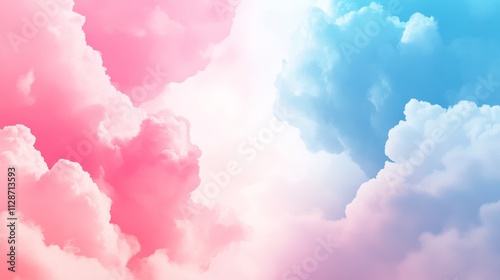 Sky pink and blue colorssky abstract background photo