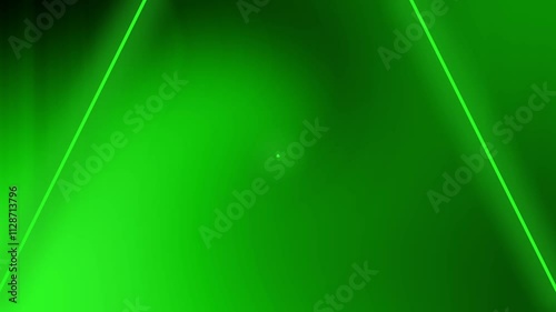 A futuristic motion graphic featuring green neon triangle endlessly zooming out over a black and green gradient background. High-tech aesthetic ideal for club visuals, wallpapers, and music-themed