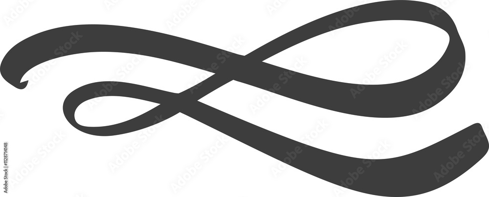 Swirl line. Swash and flourish underline. Hand drawn swish and swoosh. Calligraphic elegant vintage curved squiggle. Doodle fancy divider Swirl line. Swash and flourish underline. Hand drawn swish and swoosh. Calligraphic elegant vintage curved squiggle. Doodle fancy divider
