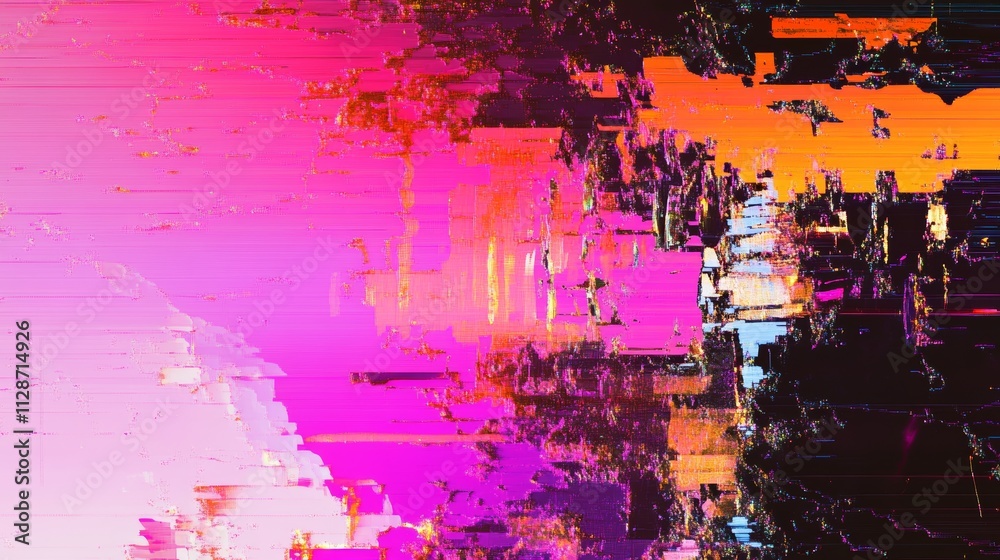 Unique Design Abstract Digital Pixel Noise Glitch Error Video Damage Unique Design Abstract Digital Pixel Noise Glitch Error Video Damage
