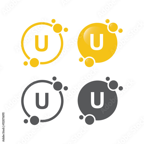 Vitamin U capsules, - icon, vector, symbol.