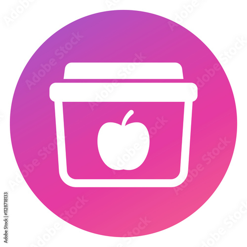 lunch box icon for web photo