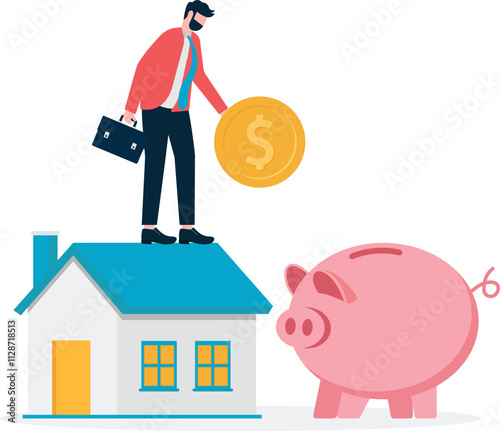 Investing, real estate, investment opportunity. Property speculation. investor home inspection.
