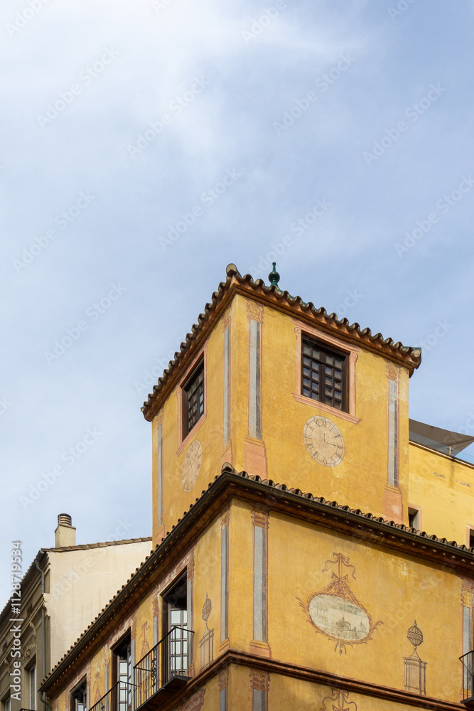 Malaga, Baroque Mural Painting (Pintura Mural). Malaga, Baroque Mural Painting (Pintura Mural).
