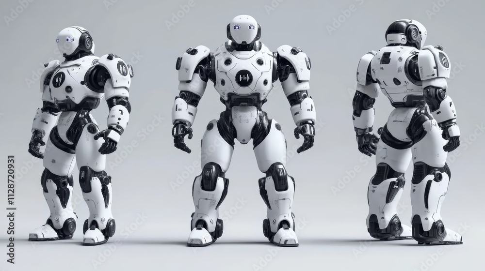 3D Rendering futuristic robot technology development artificial intelligence AI and machine learning concept Global robotic bionic science research for future of human life 3D Rendering futuristic robot technology development artificial intelligence AI and machine learning concept Global robotic bionic science research for future of human life