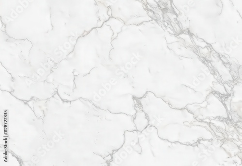 White Marble Texture: Grey Veining Pattern 