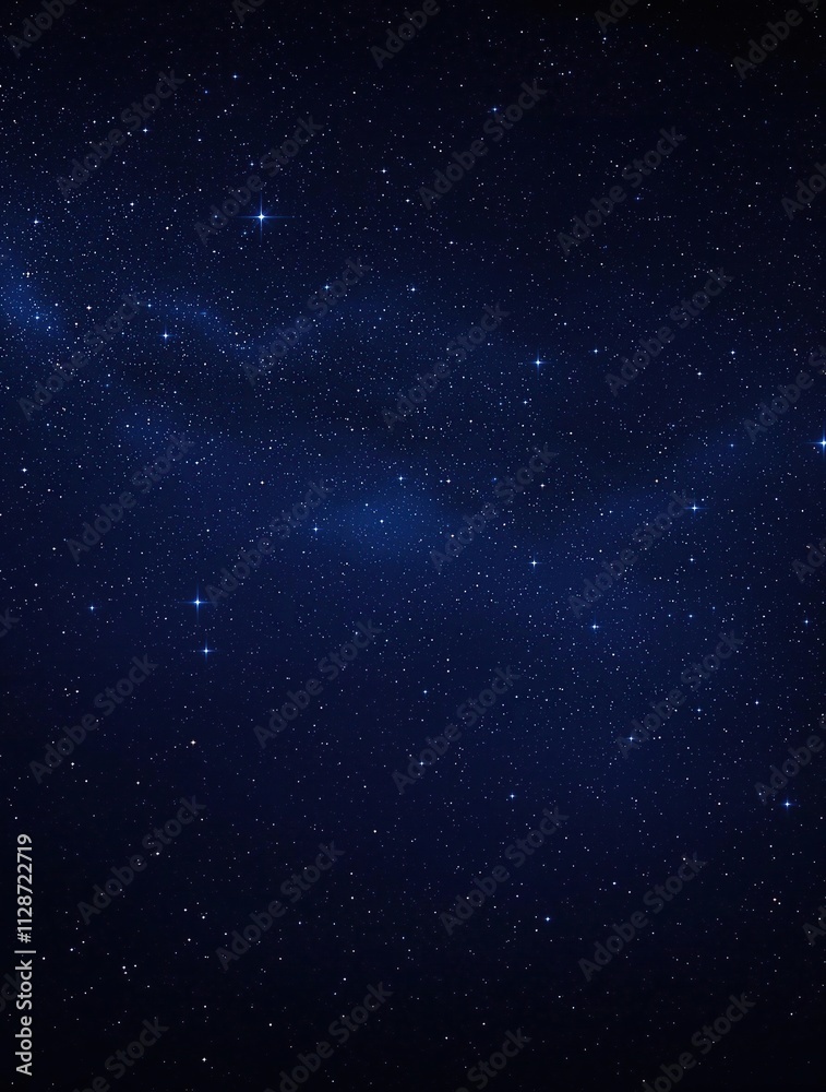 Deep space with stars and planets against a dark blue background, universe, starry night sky Deep space with stars and planets against a dark blue background, universe, starry night sky