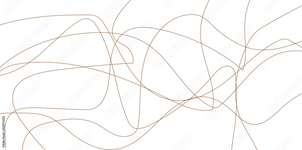 Abstract wavy lines flowing curve golden gradient color on transparent background. Abstract white background colorful lines. modern wavy stripes on white background isolated.