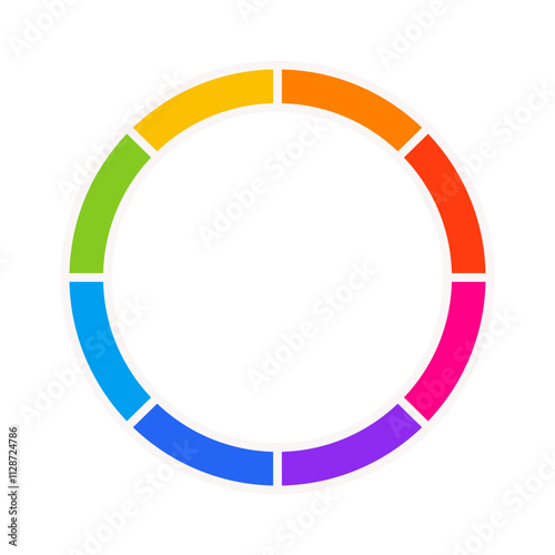 Vibrant Color Wheel Icon | Interactive Color Palette Icon | Color Spectrum Wheel | Color Picker Wheel | Color Theory Wheel Icon | Customizable Color Wheel | Color wheel | Trending color wheel