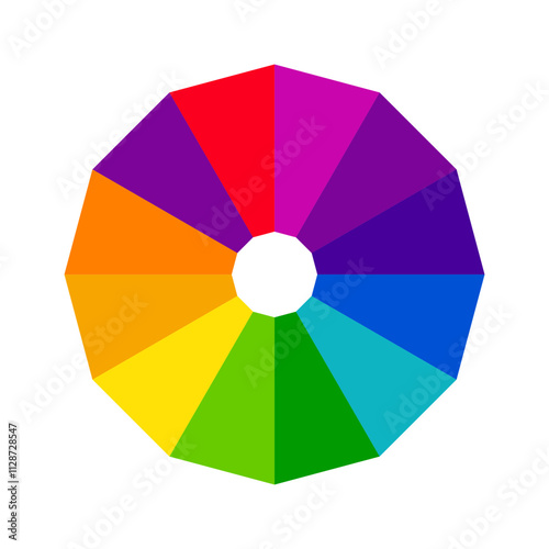 Vibrant Color Wheel Icon | Interactive Color Palette Icon | Color Spectrum Wheel | Color Picker Wheel | Color Theory Wheel Icon | Customizable Color Wheel | Color wheel | Trending color wheel