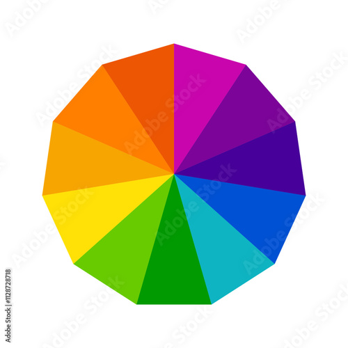 Vibrant Color Wheel Icon | Interactive Color Palette Icon | Color Spectrum Wheel | Color Picker Wheel | Color Theory Wheel Icon | Customizable Color Wheel | Color wheel | Trending color wheel