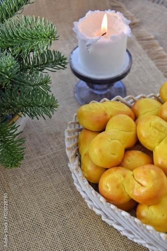 December 13th is Saffron Bun Day in Sweden. photo