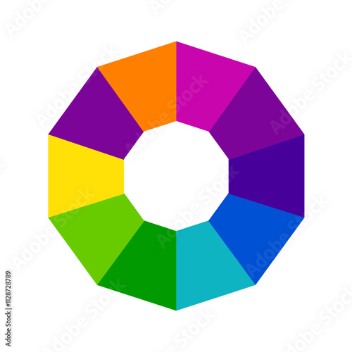 Vibrant Color Wheel Icon | Interactive Color Palette Icon | Color Spectrum Wheel | Color Picker Wheel | Color Theory Wheel Icon | Customizable Color Wheel | Color wheel | Trending color wheel