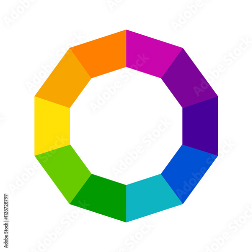 Vibrant Color Wheel Icon | Interactive Color Palette Icon | Color Spectrum Wheel | Color Picker Wheel | Color Theory Wheel Icon | Customizable Color Wheel | Color wheel | Trending color wheel