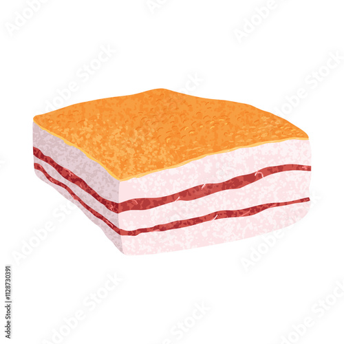 Lard Colorful Illustration