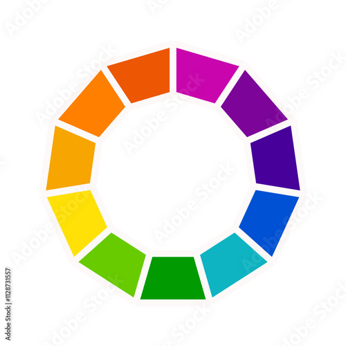 Color Wheel | Interactive Color Palette Icon | Color Spectrum Wheel | Color Picker Wheel | Color Theory Wheel Icon | Customizable Color Wheel | Color wheel | Trending color wheel