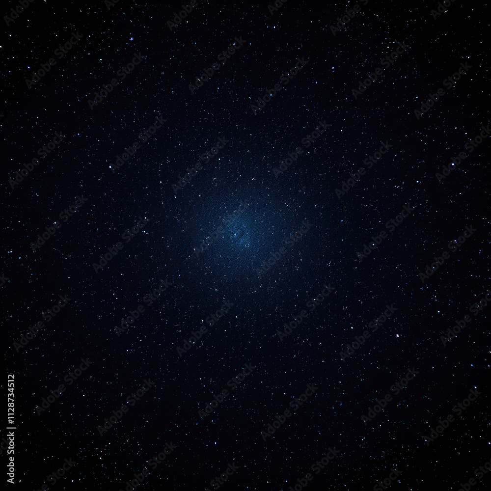 Obraz premium Twinkling stars set against a dark inky blackness creating an endless ocean of light, cosmic wonder, nocturnal sky, starlight