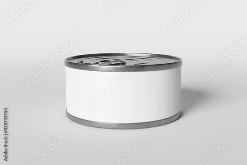 Tuna can packaging mockup - 3D Rendering