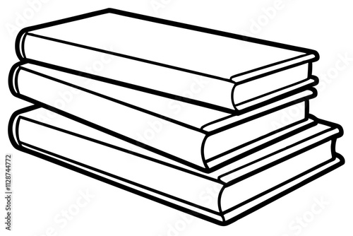 A stack of books