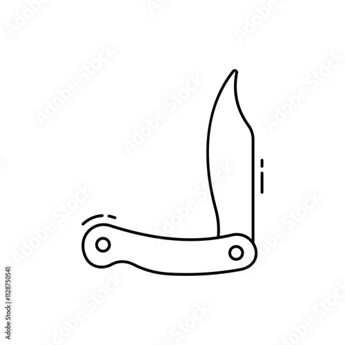 Pocket Knife vector icon