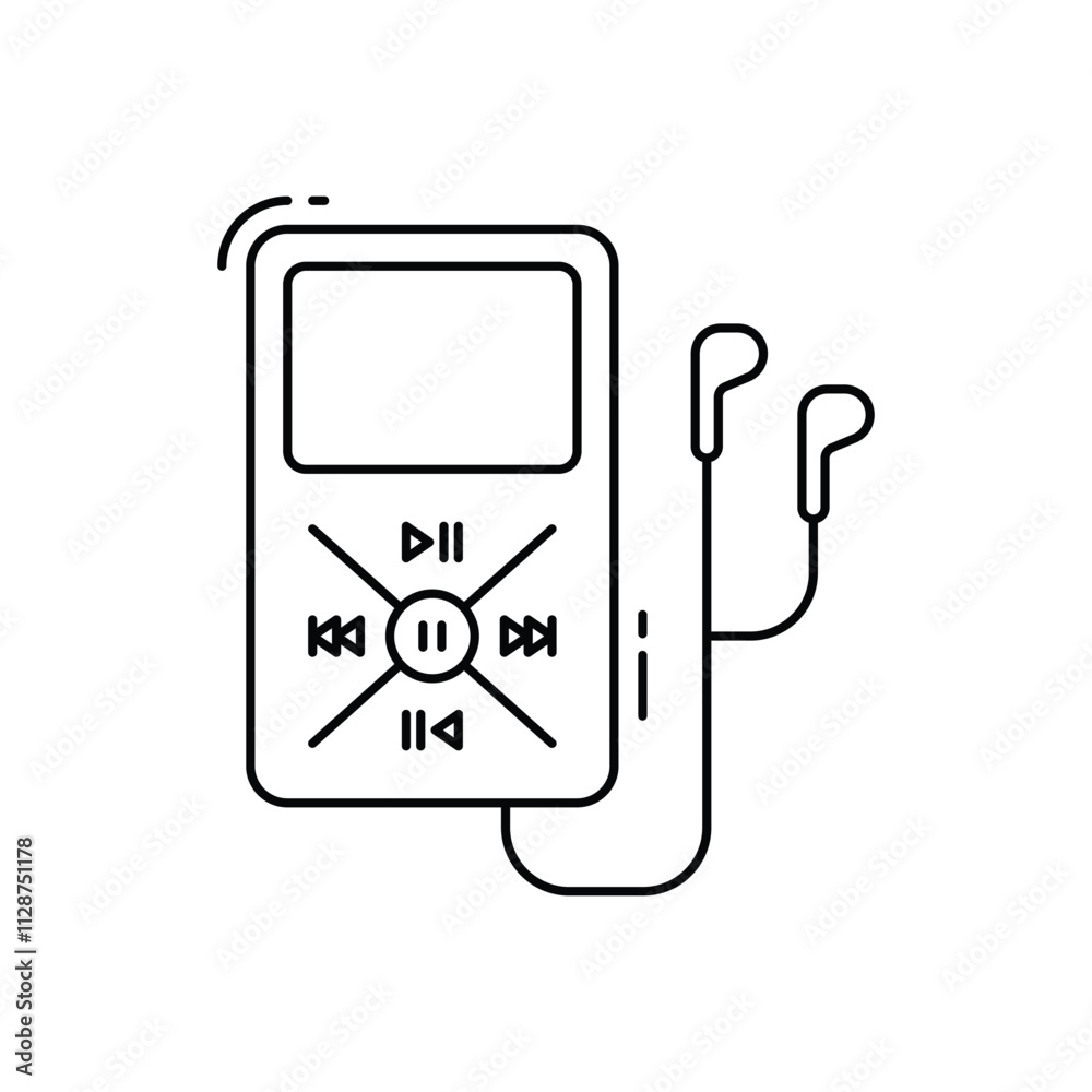 Mp3 Player vector icon