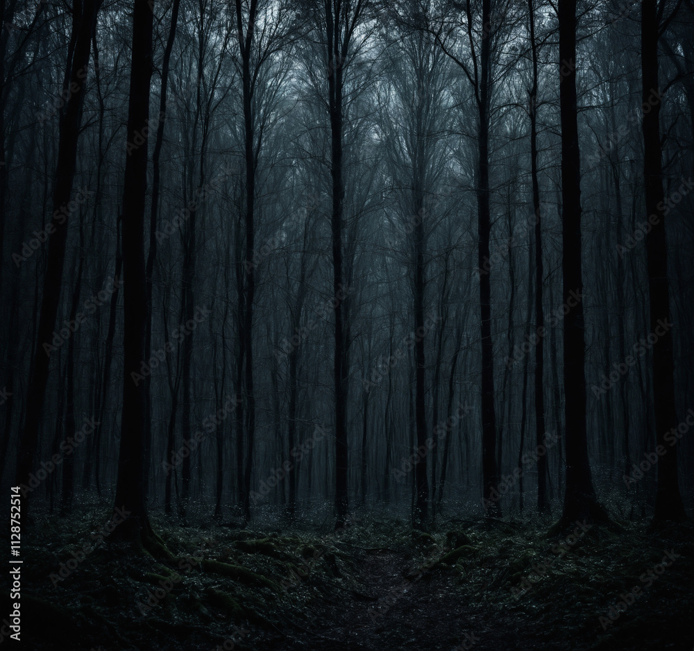 Dark forest in the middle of nowhere Dark forest in the middle of nowhere