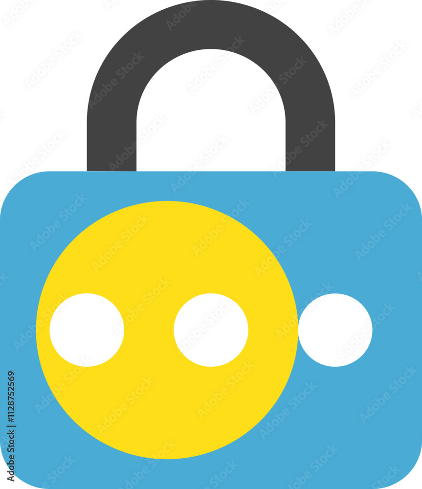 Palau Flag On Password Lock Icon Palau Flag On Password Lock Icon